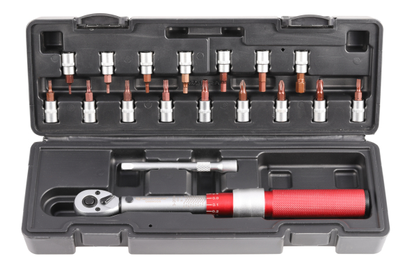 1/4" Torque Wrench 3-20Nm 18pcs set