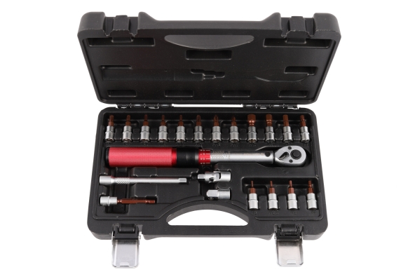 1/4" Torque Wrench 2-15Nm 21pcs set