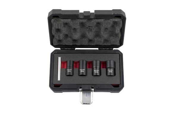 4pcs. 1/2" dr. deep twist socket set