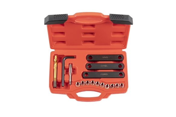 Brake caliper guide thread repair set