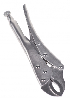 10" curved jaw locking pliers