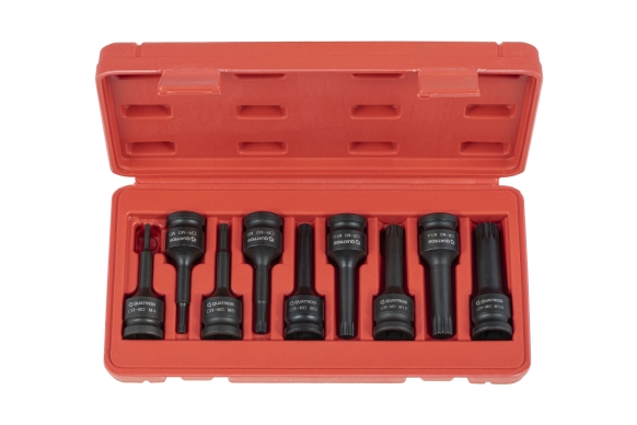 9pcs 1/2" Drive Impact SPLINE Bits Set