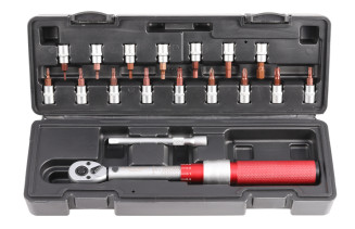 1/4" Torque Wrench 3-20Nm 18pcs set