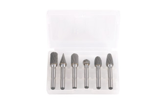 6pcs Rotary File Set for Metal Premium